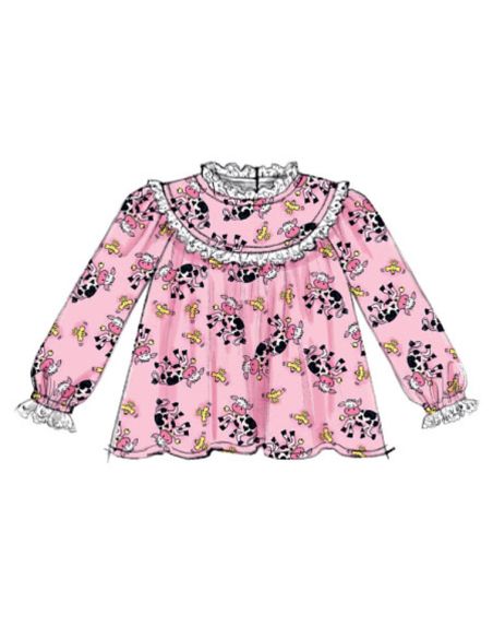 Patron McCall's 6831.CCE - Haut, chemise de nuit, short et pantalon