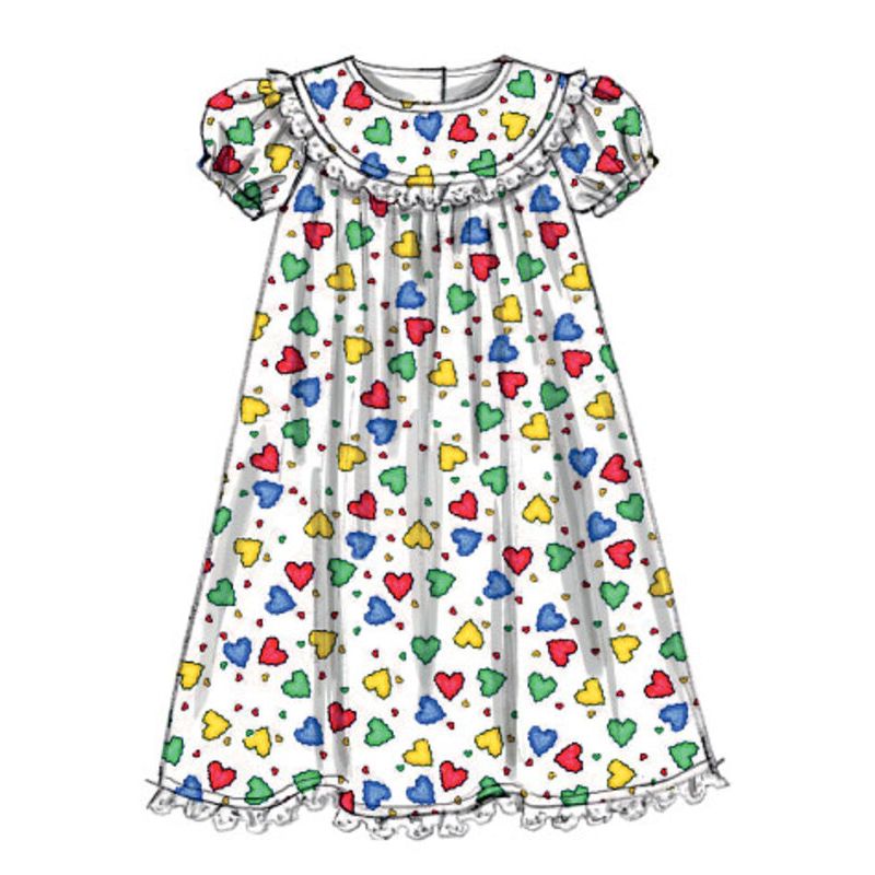 Patron McCall's 6831.CCE - Haut, chemise de nuit, short et pantalon