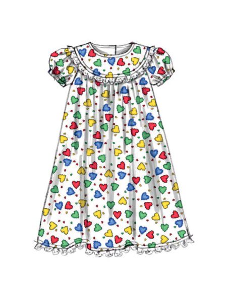 Patron McCall's 6831.CCE - Haut, chemise de nuit, short et pantalon