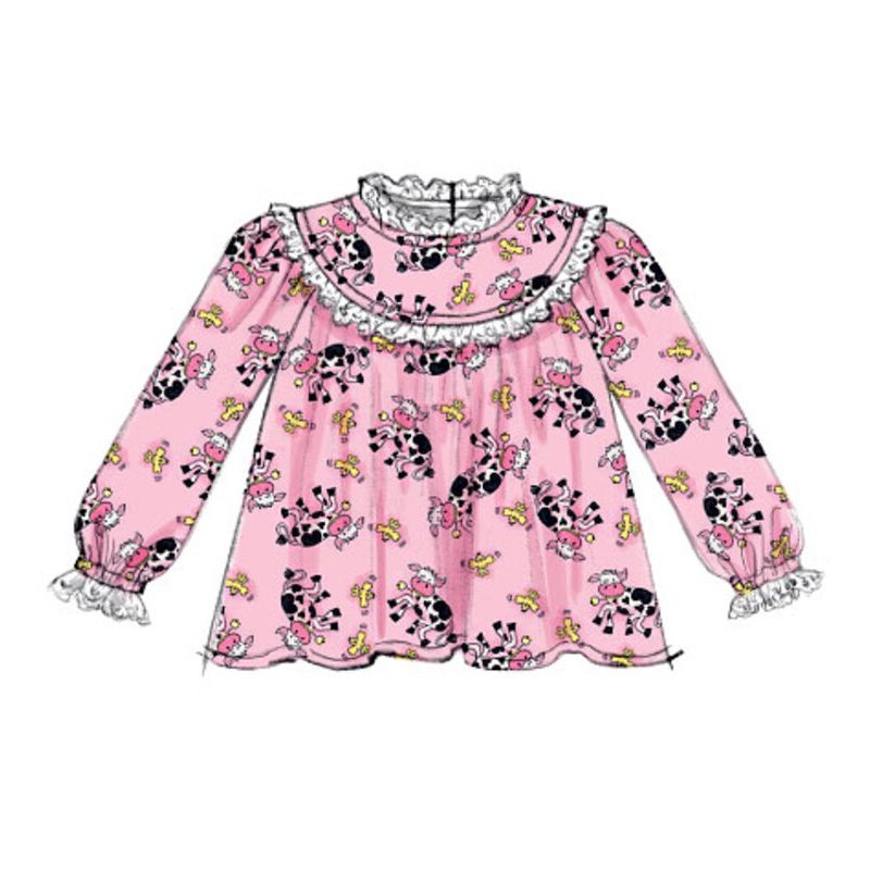 Patron McCall's 6831.CCE - Haut, chemise de nuit, short et pantalon