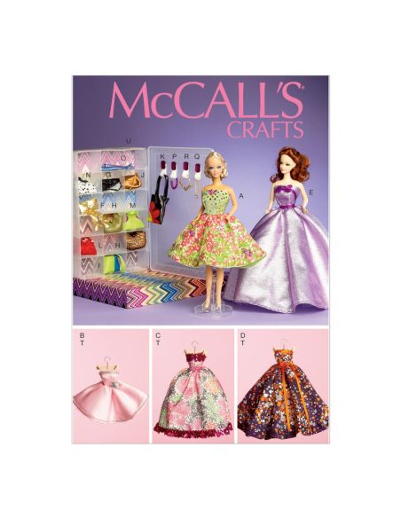 Patron McCall's 6903.OSZ - Vêtements pour poupée de 30cm
