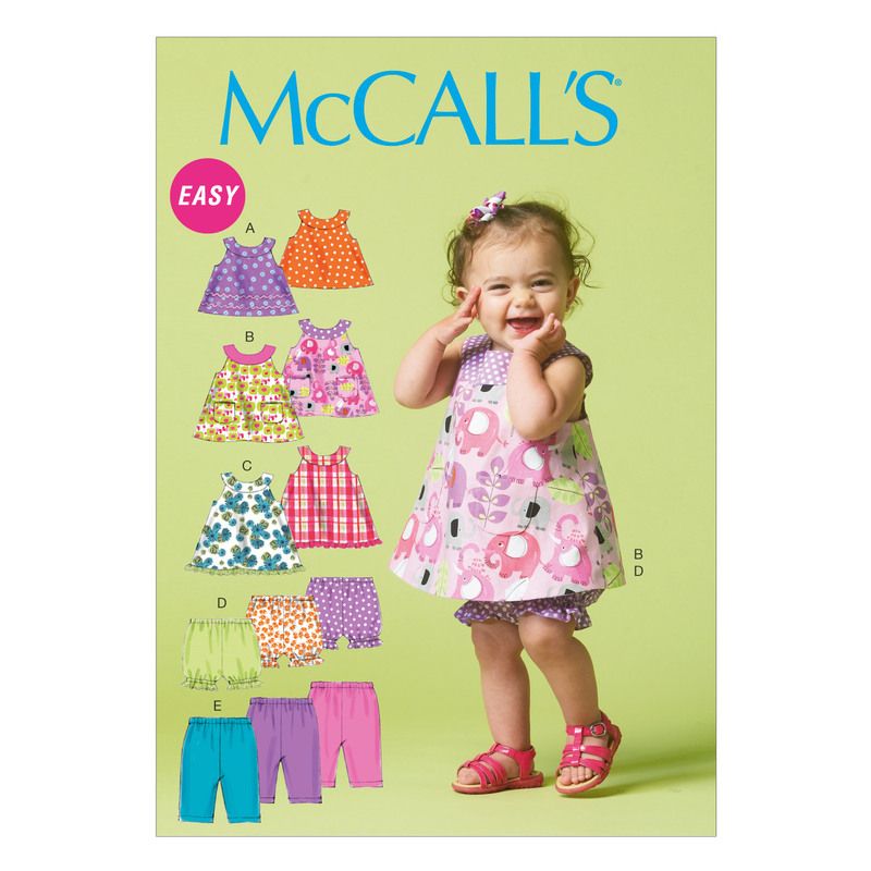 Patron McCall's 6912.YA5 - Haut, robe, culotte bouffante et pantalon