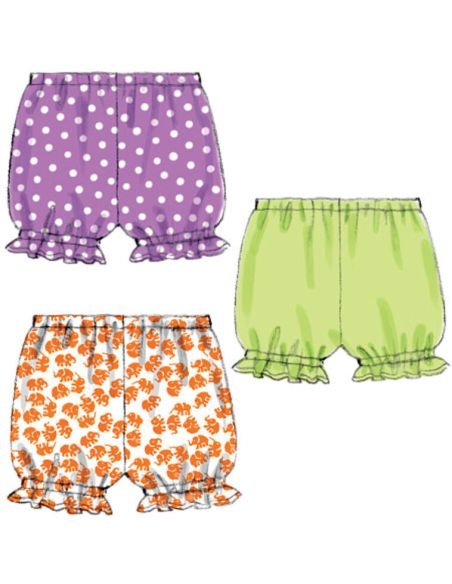 Patron McCall's 6912.YA5 - Haut, robe, culotte bouffante et pantalon