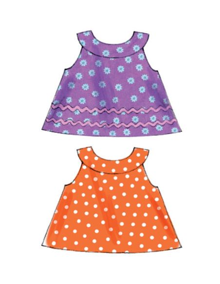 Patron McCall's 6912.YA5 - Haut, robe, culotte bouffante et pantalon