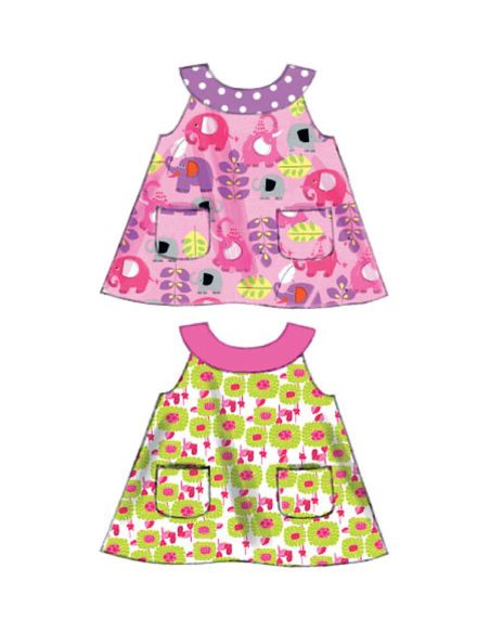 Patron McCall's 6912.YA5 - Haut, robe, culotte bouffante et pantalon