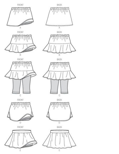 Patron McCall's 6918.CCE - Jupe-short