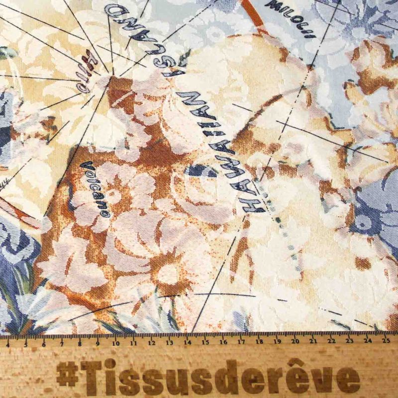 Jacquard de coton - Hawaiian life