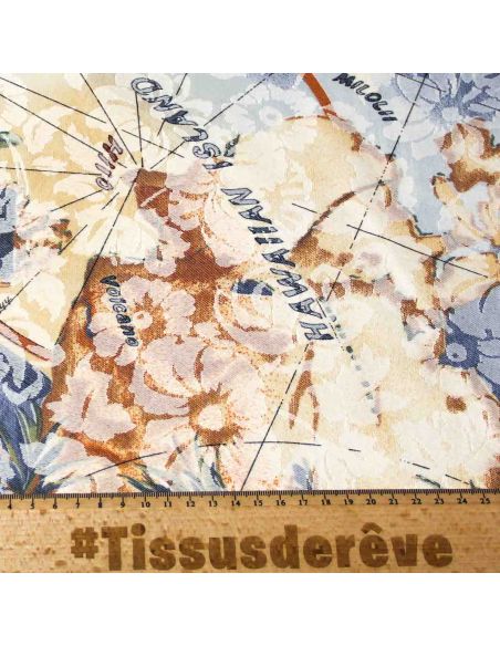 Jacquard de coton - Hawaiian life