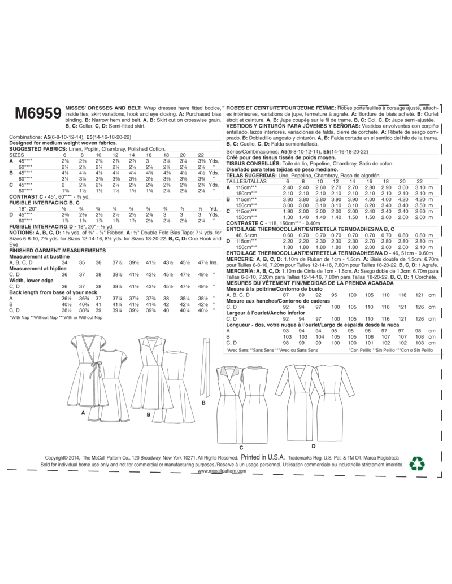 Patron McCall's 6959.A5 - Robe