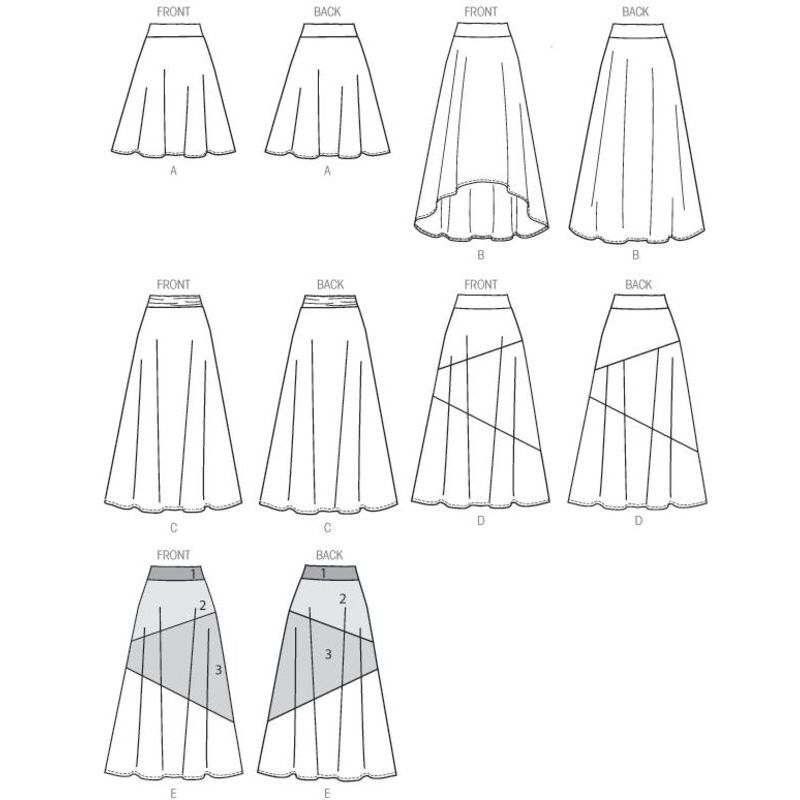 Patron McCall's 6966.Y - Jupe