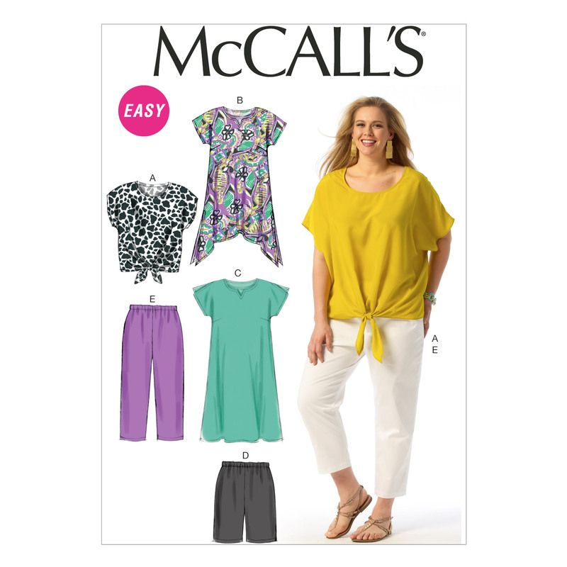 Patron McCall's 6971.RR - Haut, tunique, robe, short et pantalon