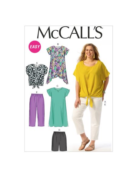 Patron McCall's 6971.RR - Haut, tunique, robe, short et pantalon