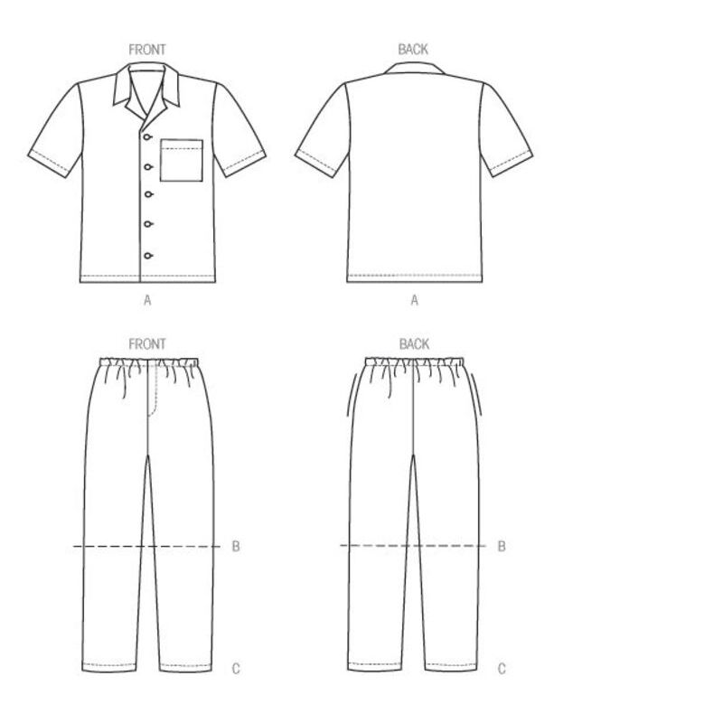 Patron McCall's 6972.ADT - Chemise, short et pantalon
