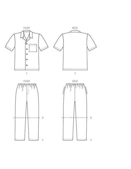 Patron McCall's 6972.ADT - Chemise, short et pantalon