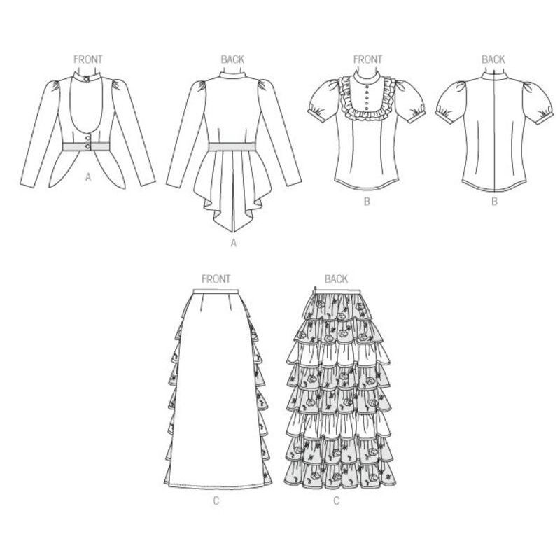 Patron McCall's 7071.A5 - Veste, chemiser et jupe