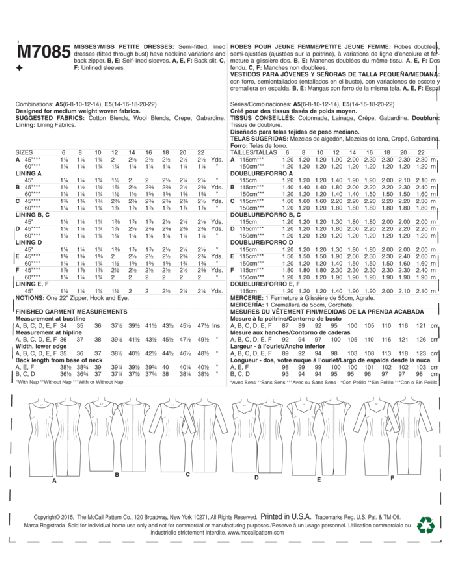 Patron McCall's 7085.A5 - Robes