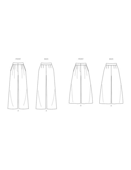 Patron Butterick 6973/K5 - Pantalon