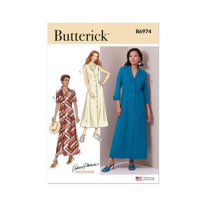 Patron Butterick 6974/B5 - Robe-chemisier