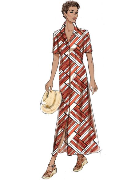 Patron Butterick 6974/B5 - Robe-chemisier