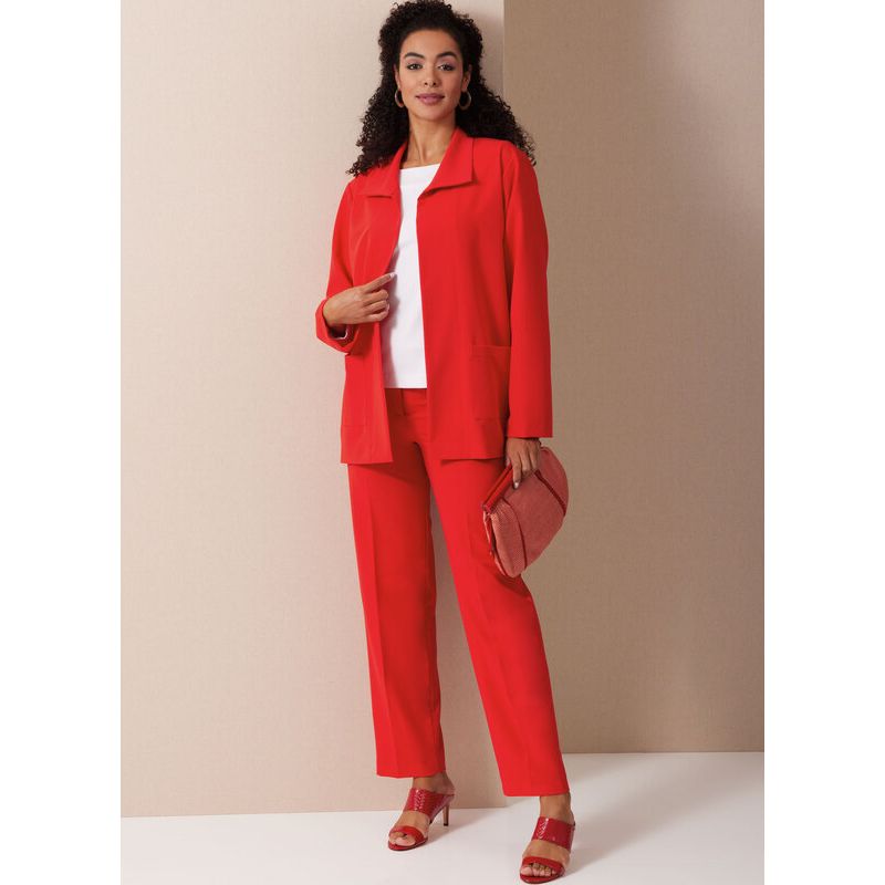 Patron Butterick 6975/B5 - Veste, haut, robe et pantalon