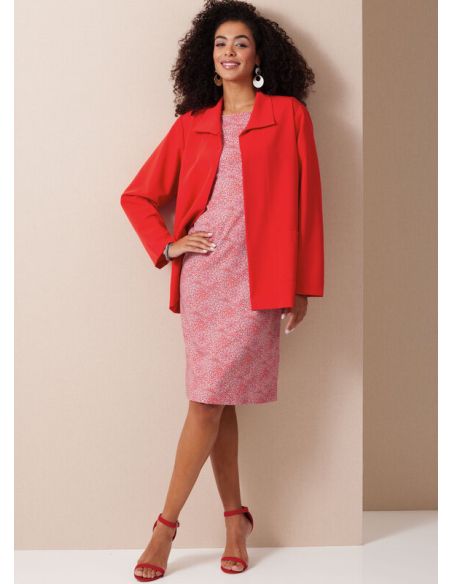 Patron Butterick 6975/B5 - Veste, haut, robe et pantalon