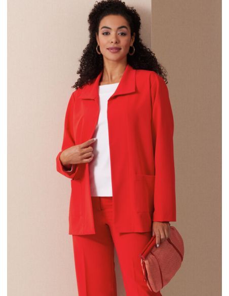 Patron Butterick 6975/B5 - Veste, haut, robe et pantalon