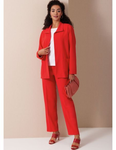 Patron Butterick 6975/B5 - Veste, haut, robe et pantalon