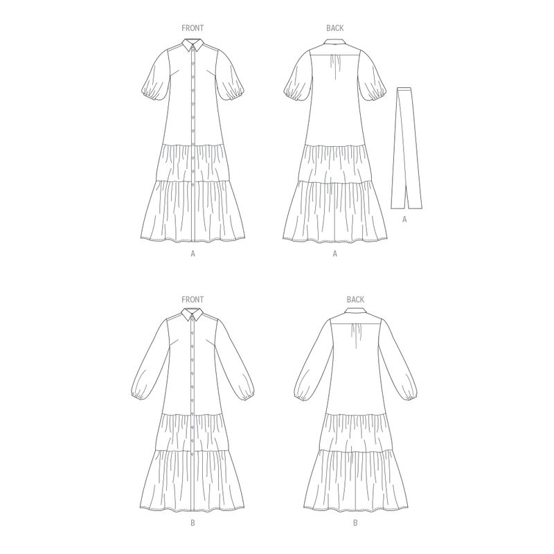 Patron Butterick 6977/H5 - Robe