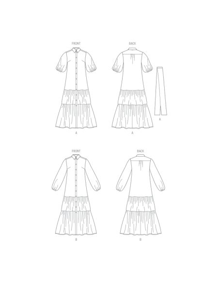 Patron Butterick 6977/H5 - Robe