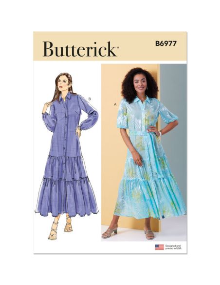 Patron Butterick 6977/H5 - Robe