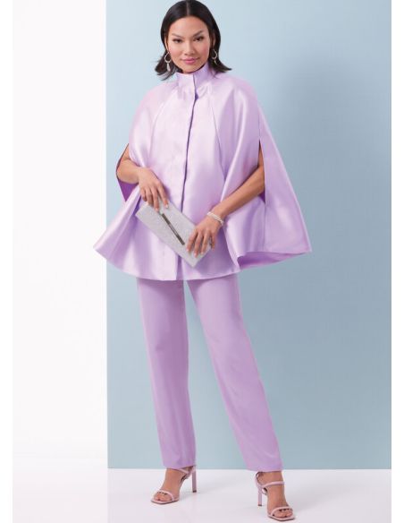 Patron Butterick 6978/AA - Cape, haut et pantalon