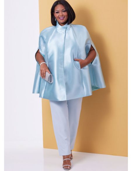 Patron Butterick 6978/AA - Cape, haut et pantalon