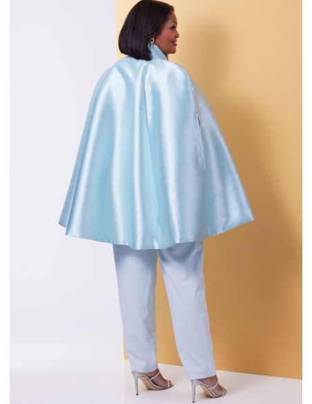 Patron Butterick 6978/AA - Cape, haut et pantalon