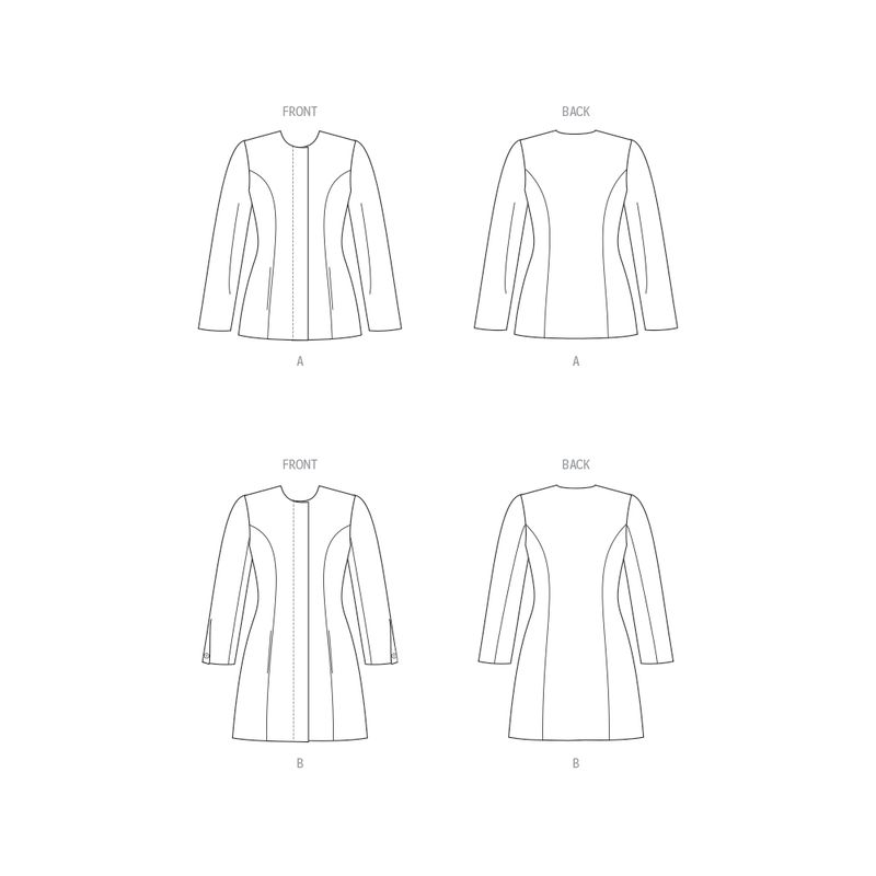 Patron Butterick 6979/B5 - Veste