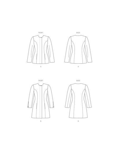 Patron Butterick 6979/B5 - Veste
