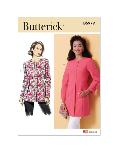 Patron Butterick 6979/B5 - Veste