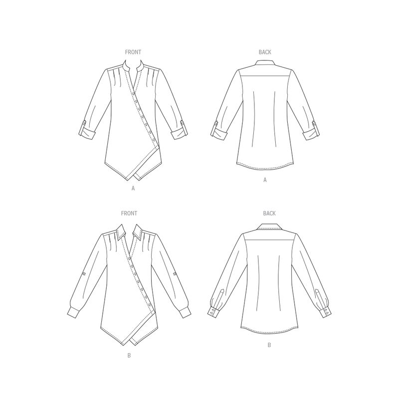 Patron Butterick 6980/AA - Chemise