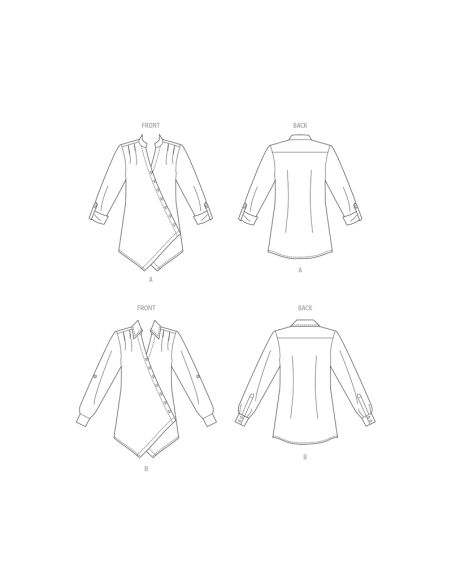 Patron Butterick 6980/AA - Chemise