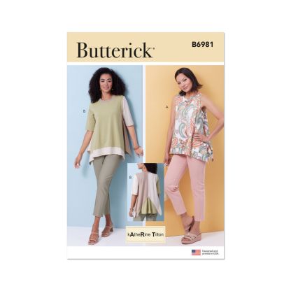 Patron Butterick 6981/A - Haut