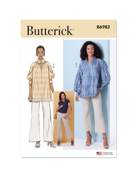 Patron Butterick 6982/B5 - Tunique et jean