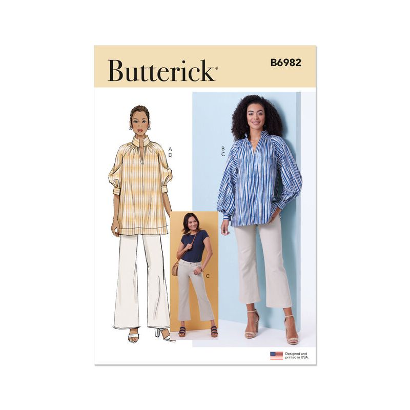 Patron Butterick 6982/B5 - Tunique et jean