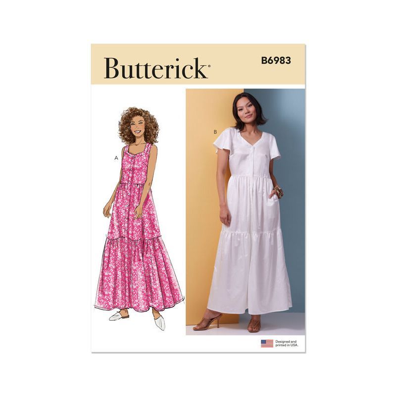 Patron Butterick 6983/A - Robe