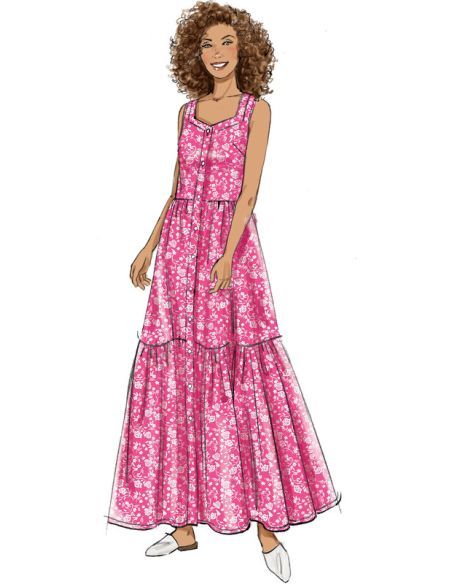 Patron Butterick 6983/A - Robe