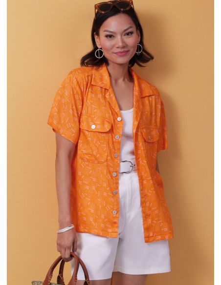 Patron Butterick 6984/A - Chemise, short et pantalon