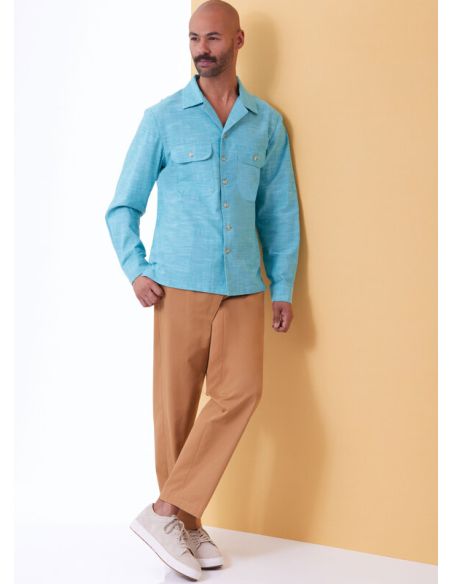 Patron Butterick 6984/A - Chemise, short et pantalon