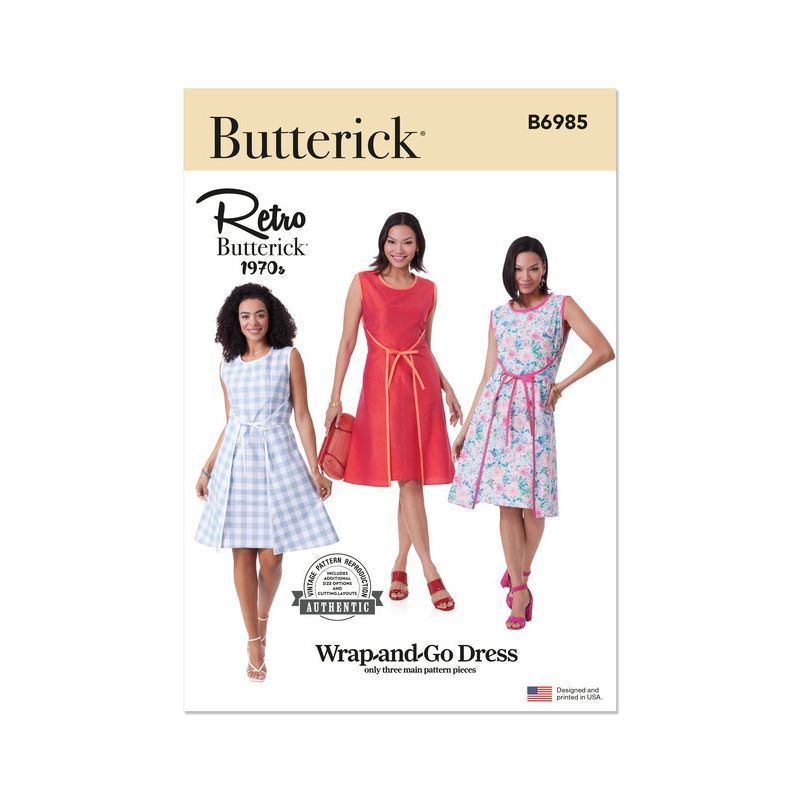 Patron Butterick 6985/B5 - Robe