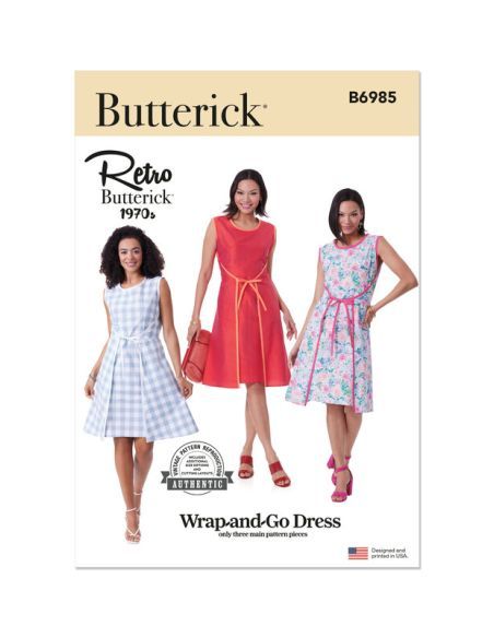 Patron Butterick 6985/B5 - Robe