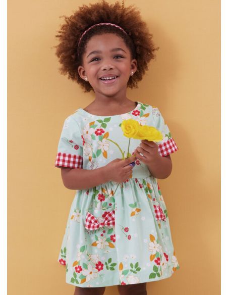 Patron Butterick 6987/A - Robe et barboteuse