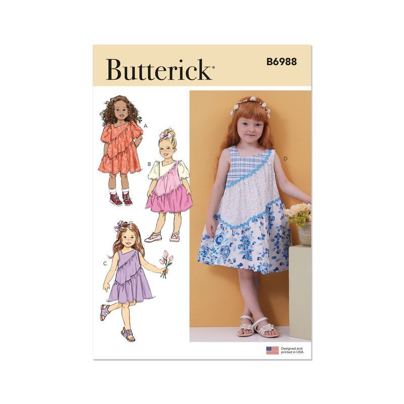 Patron Butterick 6988/A - Robe