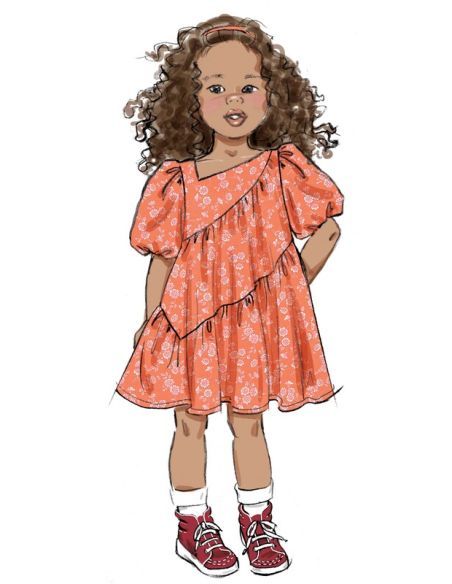 Patron Butterick 6988/A - Robe